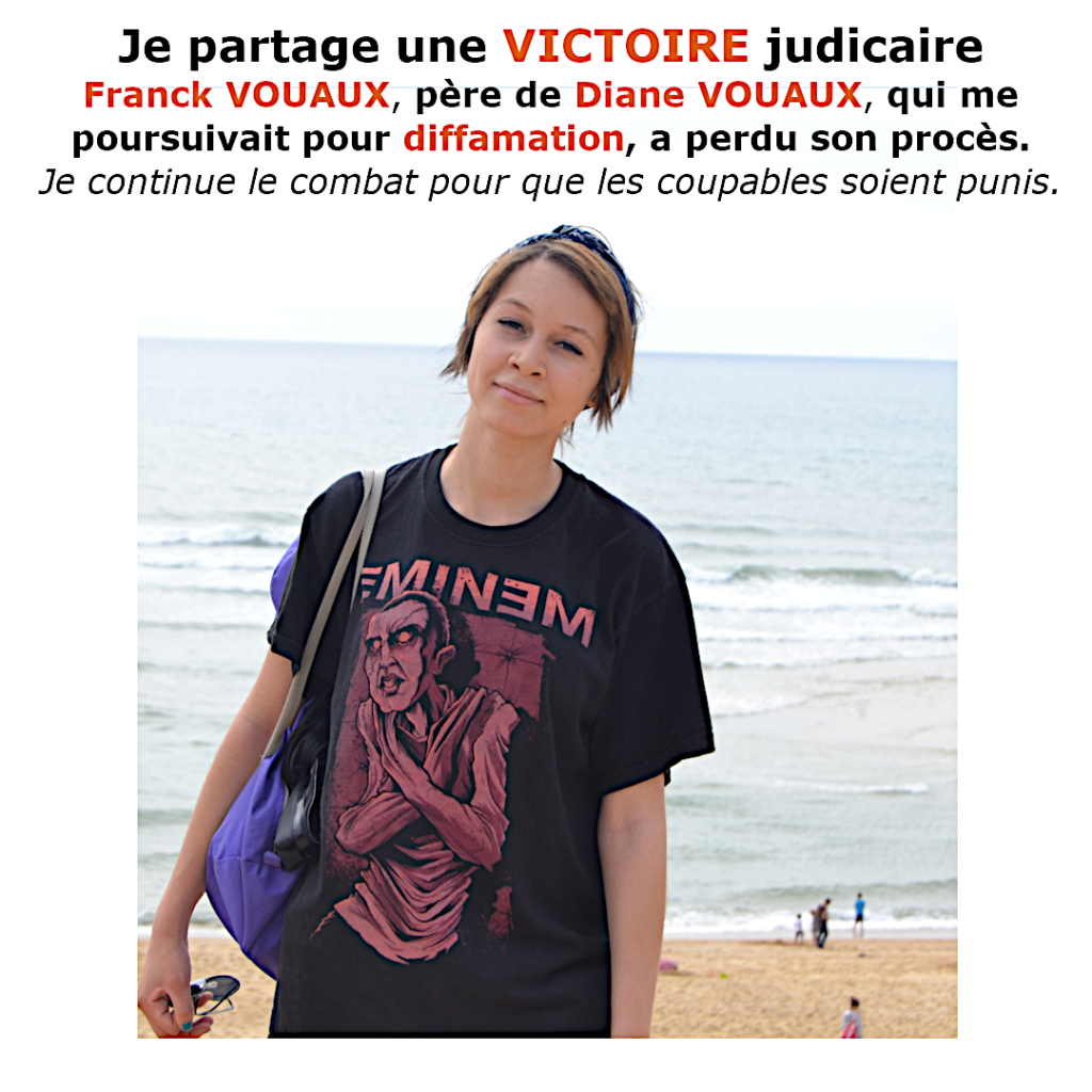 victoire judiciaire sur Franck VOUAUX, père de Diane VOUAUX